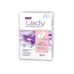 36 Count SENI Lady Light Protection Liners-Regular Length