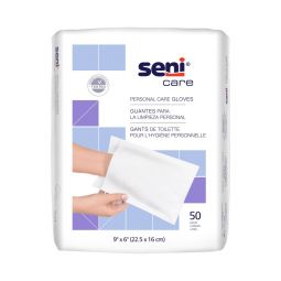Seni Care S-NG50-C41 Personal Care Skin-Cleansing Glove, Case