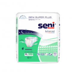 Seni Super Plus S-XL08-BP1 Heavy to Severe Absorbency Briefs, XL, Case