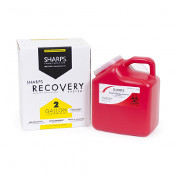 Sharps Compliance 41200-012W-Sharps Mailback Chemotherapy Container, 2 gal, Trash Bags & Receptacles