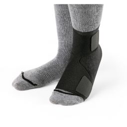 SIGVARIS Compreboot Lite Ultrathin Compression Foot/Ankle Wrap - Black - Multiple Sizes