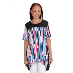 Silverts SV22010 Ladies Slimming Draped Open Back Top