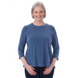 Silverts SV22620 Solid Color Open Back Top for Women