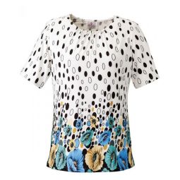 Silverts SV24780 Womens Adaptive Fashion Top Short Sleeve