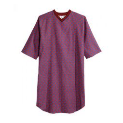 Silverts SV50120 Mens Flannel Hospital Gowns