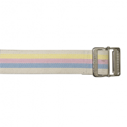 SkiL-Care Skil-Care 252072-SkiL-Care Heavy-Duty Gait Belt with Metal Buckle, Pastel Stripes, 72 in, 
