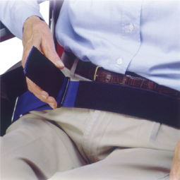 Skil-Care Skil-Care 701030-SkiL-Care Patient Release Wheelchair Safety Belt, 2 x 37 in, Blue, Transf