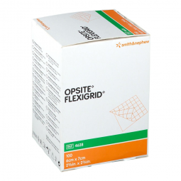OpSite Flexigrid Smith & Nephew 4628-OpSite Flexigrid Transparent Film Dressing, 2-3/8 x 2-3/4 in (B