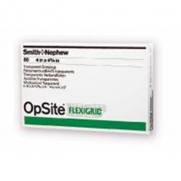 OpSite Flexigrid Smith & Nephew 4630-OpSite Flexigrid Transparent Film Dressing, 4 x 4-3/4 in (BX/50