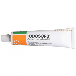 Iodosorb Smith & Nephew 6602125040-Iodosorb Antimicrobial Wound Gel, 40- g tube, Antimicrobials (CS/