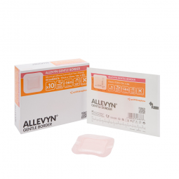 Allevyn Gentle Border Smith & Nephew 66800276-Allevyn Gentle Border Silicone Foam Dressing, 3 x 3 in