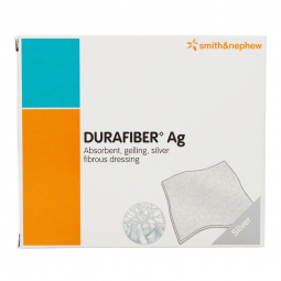 Durafiber Ag Smith & Nephew 66800571-Durafiber Ag Silver Dressing, 4 x 4-3/4 in, Silver Dressings (B