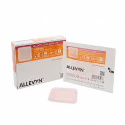 Allevyn Gentle Border Lite Smith & Nephew 66800834-Allevyn Gentle Border Lite Silicone Foam Dressing