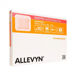 Allevyn Gentle Border Lite Smith & Nephew 66800835-Allevyn Gentle Border Lite Silicone Gel Adhesive 