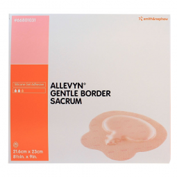 Allevyn Gentle Border Smith & Nephew 66801031-Allevyn Gentle Border Silicone Gel Adhesive with Borde