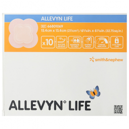 Allevyn Life 66801069 Foam Dressing, 6 x 6 in Quadrilobe, Case of 60