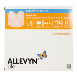 Allevyn Life Smith & Nephew 66801304-Allevyn Life Silicone Adhesive with Border Silicone Foam Dressi
