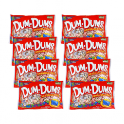 Spangler Candy 00060 Dum Dums Lollipops, 16 Flavors per Bag (Case/2400)