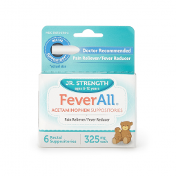 FeverAll Taro 51672211602-FeverAll Acetaminophen Rectal Suppository, Pain Relief (BX)