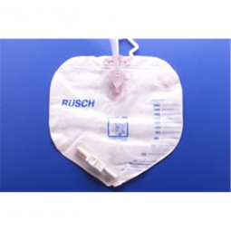 Rusch Premium 390000 Urinary Drain Bag w/ Anti-Reflux Valve (20/Case)
