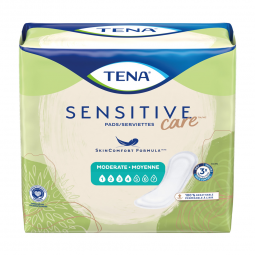 Tena Sensitive Care Moderate 54284 Bladder Control Pad, 11 in (CS)