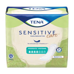 Tena Sensitive Care Moderate 54284 Bladder Control Pad, 11 in (CS)