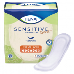 Tena Sensitive Care Ultimate 54305 Bladder Control Pads, 16 in (BG)