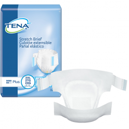 Tena Stretch Plus 61090 Incontinence Briefs, 2XL (PK)