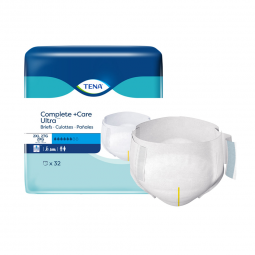 Tena Complete + Care Ultra 61092 Incontinence Briefs, 2XL (CS)