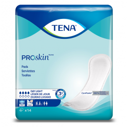 Tena ProSkin Day Light 62326 Bladder Control Pads, Moderate Absorbency, 13 in (BG)