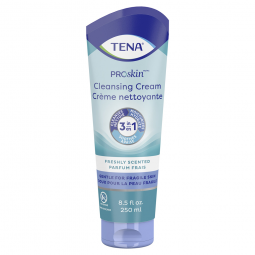 Tena ProSkin 64410 Body Wash Cleansing Cream, 3-in-1 Formula, Unscented, 8.5 oz Tube (CS)