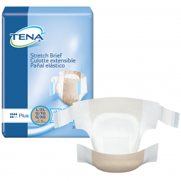 Tena Stretch Plus 67603 Incontinence Briefs, Large/XL (CS)
