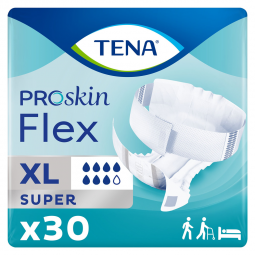 Tena ProSkin Flex Super 67807 Belted Incontinence Undergarment, Size 20 (CS)