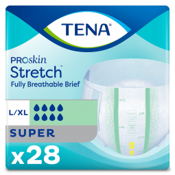 Tena ProSkin Stretch Super 67903 Incontinence Briefs, Large/XL (BG)