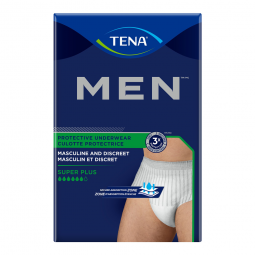 Tena Men Super Plus 81780 Absorbent Underwear, Small/Medium (BG)