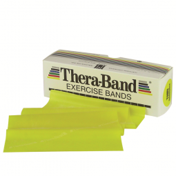 TheraBand FEI 10-1000 Exercise Resistance Band, YLW, X-Lgt, 5" x 6 yd