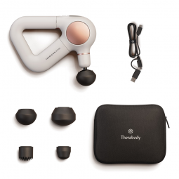 Therabody Theragun Sense TG0003972-1A20 Handheld Massager, 5 Speeds and 4 Attachments