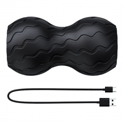 Wave Duo Therabody WAVEDUO-US-Wave Duo Vibration Therapy Exercise Roll, Massage Equipment