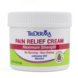 TriDerma MD Genuine Virgin Aloe dba Triderma 73041-TriDerma MD Lidocaine/Menthol Topical Pain Relief