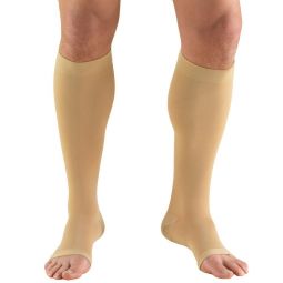 Truform 0845 Knee-High Compression Stockings - Open Toe - 30-40 mmHg
