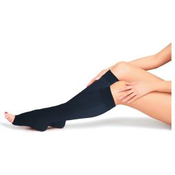 Truform 1762 Sheer Knee-High Compression Stockings - Open Toe - 8-15 mmHg
