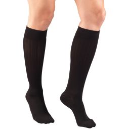 Truform 1973 Womens Rib Patten Knee High-15-20 Gradient Compression