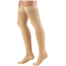 Truform 8878 Classic Medical Compression Stockings - Thigh-High with Dot Top - Unisex - 15-20 mmHg