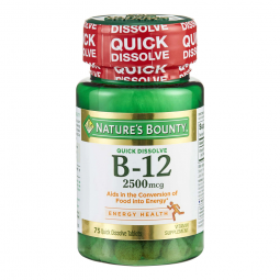 Nature's Bounty US Nutrition 07431258911-Nature's Bounty B-12 Vitamin Supplement, Nonprescription Vi