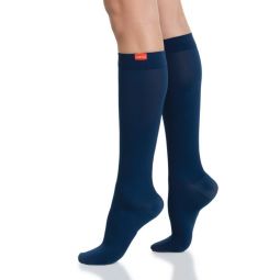 VIM & VIGR Solid Color Moisture-Wicking Nylon Compression Socks - Navy, Cashew & Black Colors