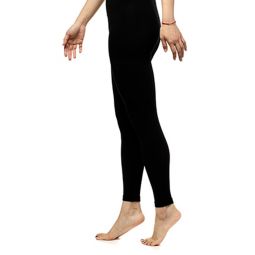 VIM & VIGR Footless Compression Tights - Nylon - Solid Black - 15-20 mmHg