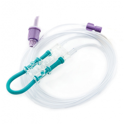 Infinity Zevex INF0020-E-Enteral Feeding Pump Safety Screw Set with Enfit Connector Infinity Silicon