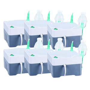 6 Pack of 3B Products QN1000 Qube Nebulizer Compressor Kit