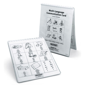 Ableware 718130025 Multi Language Communication Cards