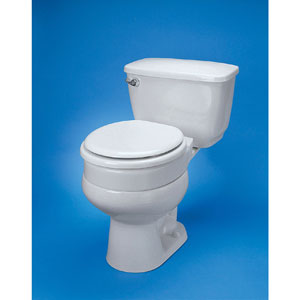 Ableware 725711000 Hinged Elevated Toilet Seat Regular by Maddak